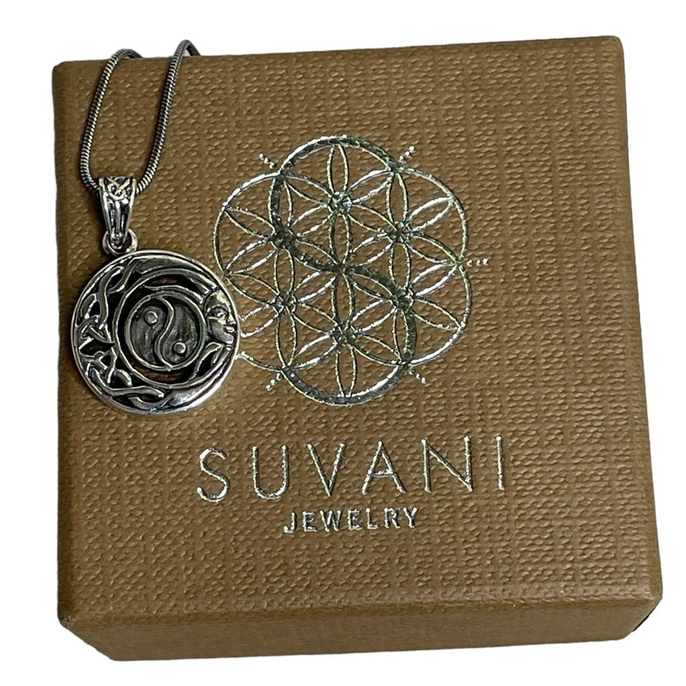 Suvani Jewelry Yin and Yang necklace New in Box